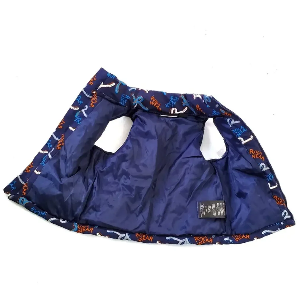 NWT Rocawear | Logo Print Embroidered Puff Vest